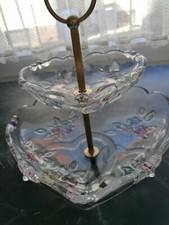 Etagere,Walther-Glas,2-stöckig,neuwertig