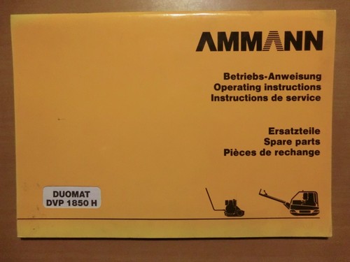 Ammann duomat dvp 1850 - ammann, honda