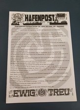 FANZINE ULTRAS FLYER HAFENPOST