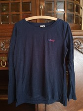 Esprit Langarmshirt XOXO Größe L Dunkelblau Topzustand