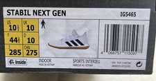 adidas Stabil Next Gen White Indoor UK 10/ US 10 1/2