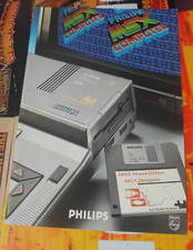 Original Philips MSX Computer Prospekt 8-bit 1980er