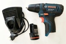 Bosch GSR 10,8-2-Li Akkubohrschrauber +AL 1115 CV Ladegerät + LI-Ion 1,3Ah Akku