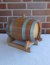 Holzfass Weinfass Eichenfass mit Holzhahn Dekoration