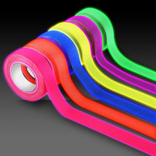 6x Neon Tape 5m x 10mm