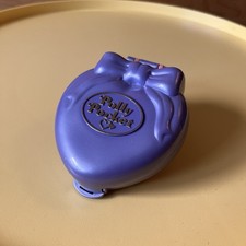 Polly Pocket Super Star Hair Salon Herz Lila Dose Bluebird 90er ohne Figuren