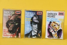 Sherlock Holmes Hörspiele Nr. 1-3 | MC Kassetten Europa 1982, 2008 Neuauflage