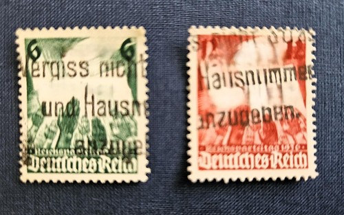 Deutsches reich 632 633 - deutsches, 632-633