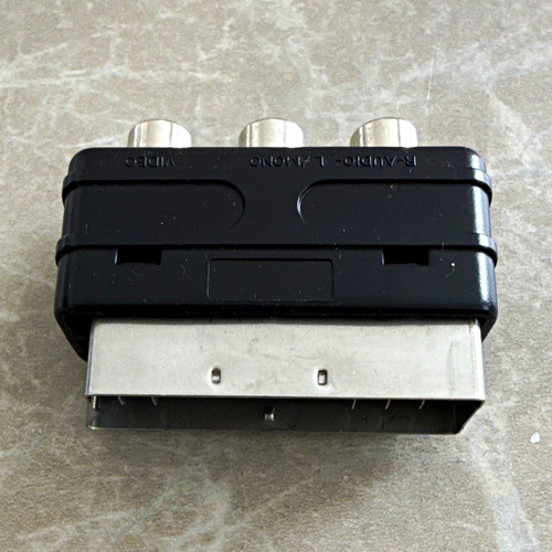 Scart stecker auf rca - stecker, cinch