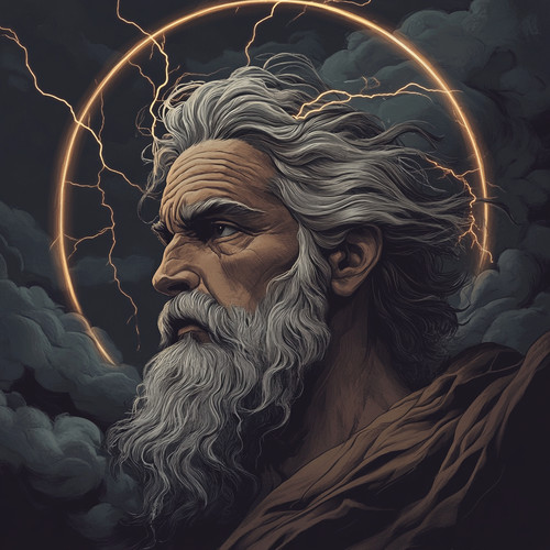 Wandtattoo aufkleber zeus gott - wandtattoo,
