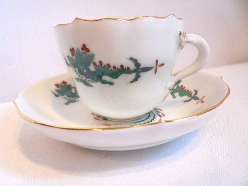 Meissen porzelan mocca gedeck - meissen,