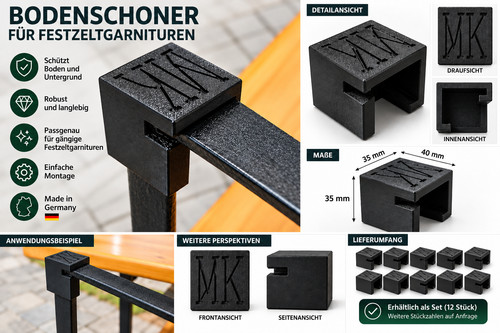 Bodenschoner bierzeltgarnitur - bodenschoner,