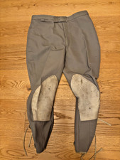 Herren Reithose mit Leder  Beige Größe Gr.25