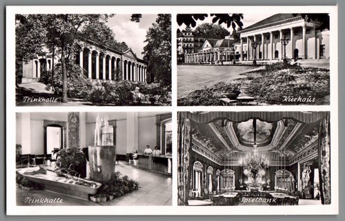 Baden trinkhalle - ak,