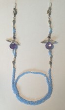 Brillenkette Brillenband Mundschutzkette Mundschutzband Kristall Glas Perlen