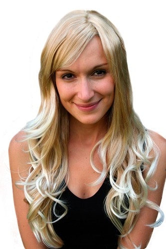 Perücke natürlich blond lang - blond,