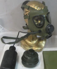 Gasmaske Flasche  Poppers  Filter Fetisch Gummiartikel  Latex   Prepper ABC DDR