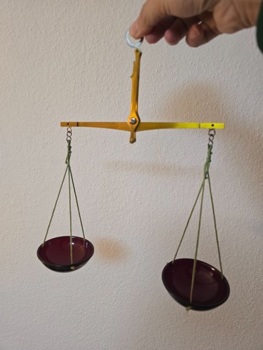 Antike feinwaage balkenwaage - antike,