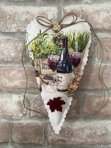 Deko weinfest herbst herz - deko,