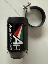 austin racing exhaust Carbon Titan 60 mm Slip-on Motorradauspuff