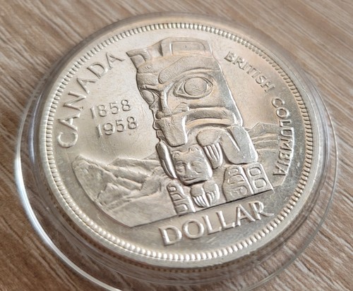 Kanadischer silberdollar 1958 - kanadischer,