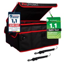 [2x Test SEHR GUT ] Pro2Protect Kofferraum Organizer 51x36x27Cm Kofferraumtasche