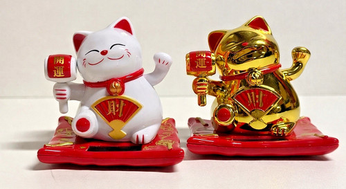 Solar winkekatze maneki neko - winkekatze,