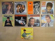 9 alte Singles Schallplatten