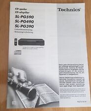 Technics - SL-PG590 - SL-PG490 - SL-PG390 Bedienungsanleitung  BENUTZERHANDBUCH