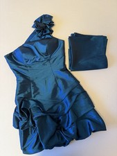 Niente - außergewöhnliches Cocktailkleid Ballonkleid + Stola - Gr. 38 - Top