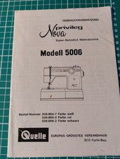 Gebrauchsanweisung Privileg Nova 5006 Nähmaschine Quelle