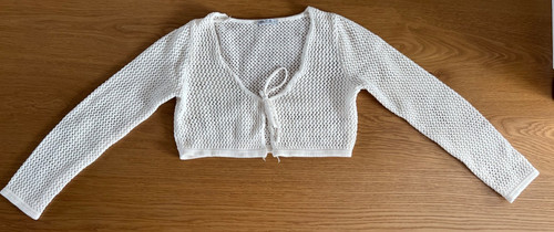 Zara bolero m creme - -,