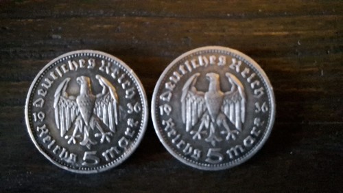 Reichsmark paul von - 5,