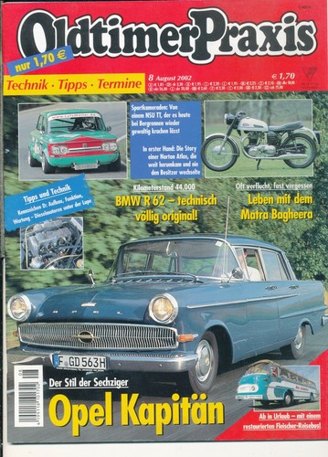 Oldtimer praxis 2002 opel - oldtimer, -opel