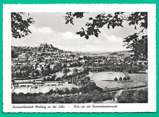 Marburg Gesamtansicht Uni-Stadion u. Sommerbad Aquamar um 1950? Freibad Bismarck