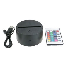 LED Sockel für Tischlampe Tischleuchte Nachtlicht 7 facher Farbwechsel