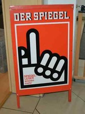Der Spiegel Magazin - Werbung Reklame Aufsteller Schild 70er Jahre