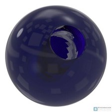 Glaskugel blau Ø35mm