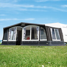 Vorzelt Wohnwagen dwt Swing 240cm tief grau Saisonzelt Caravan Ganzzelt Camping