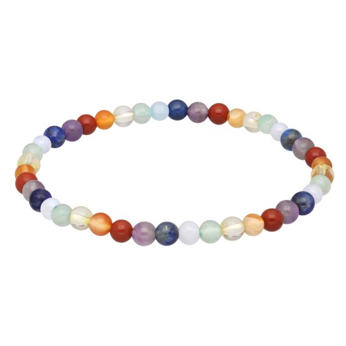 Chakra mini kugelarmband 4 - kugelarmband, |