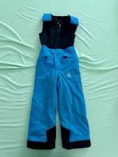 Spyder Skihose Schneehose Latzhose Kinder Gr. 6 110 Bib blau