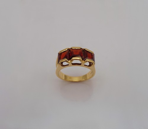 Ring 585 gelbgold mit - 14, kt/585