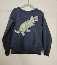 🦖 Dopodopo Pullover 🦖 Pulli Gr. 110 Dino Dinosaurier Wendepailletten Winter