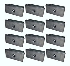 12x Rohreinsatz 6x3cm Gewinde