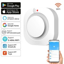Rauchmelder Wi-Fi WLAN Feuermelder Feueralarm Brandmelder App-Benachrichtigung