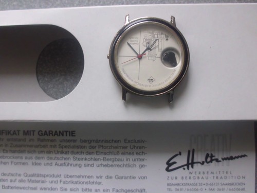 Alte bergbau armbanduhr uhr - bergbau,