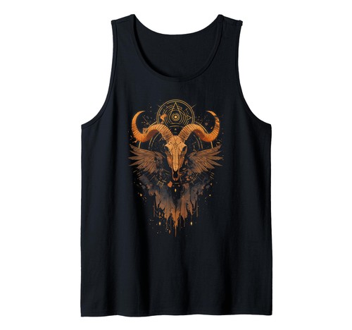 Baphomet tank top gothic - baphomet,
