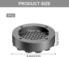 16 Stück Waschmaschine Unterlage, Anti Vibrationsdämpfer Antirutschmatte (Grau)