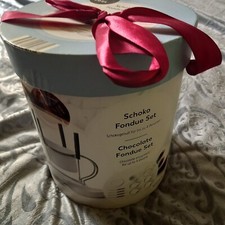 Schoko Fondue Set Spice & Soul 11 Teilig für 4 Personen Neu