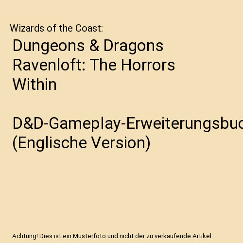 Dungeons dragons ravenloft - dungeons,